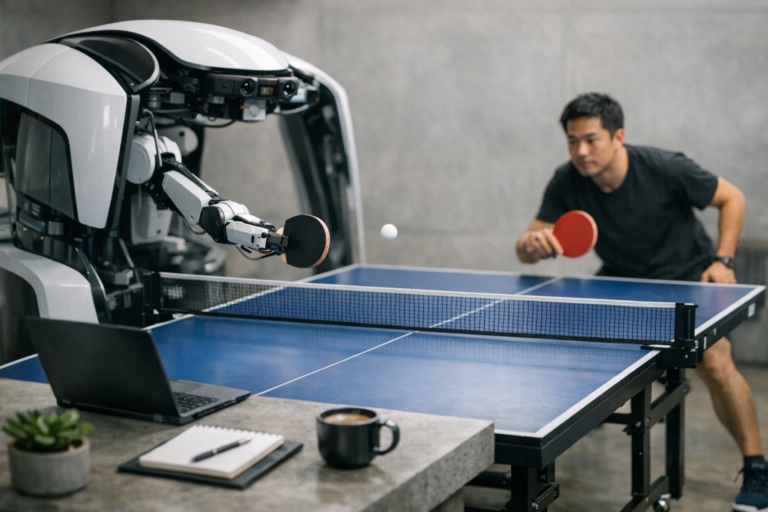 Watch Sony’s Elite Ping-Pong Robot Beat Top-Ranked Players