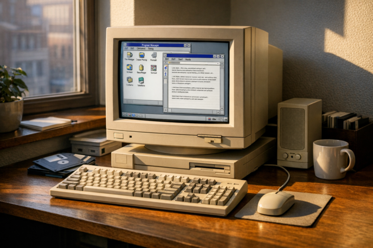 Show HN: I Remade My Blog Into a Windows 3.1 Environment