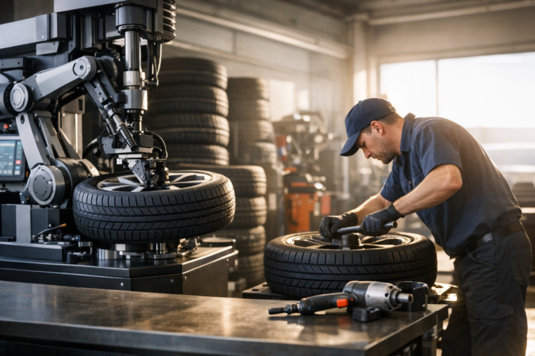 Robotic Tire Changer vs. Manual Mechanic: Speed & ROI in 2026