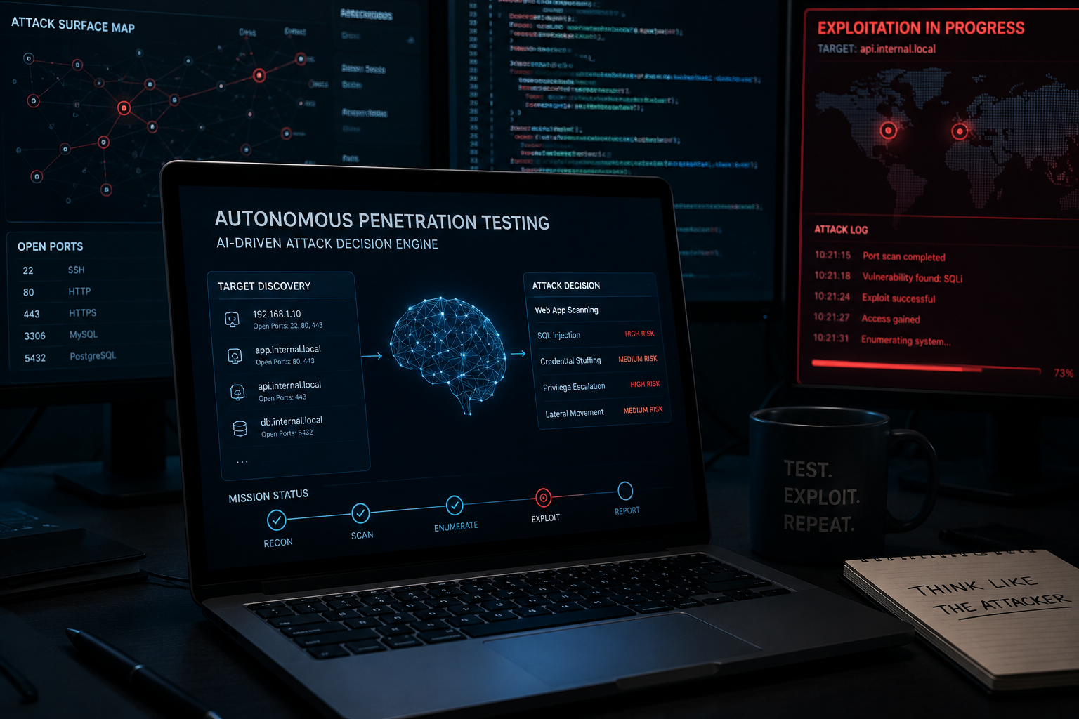 Autonomous Penetration Testing