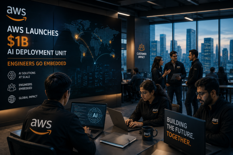 AWS Launches $1B AI Deployment Unit — Engineers Go Embedded