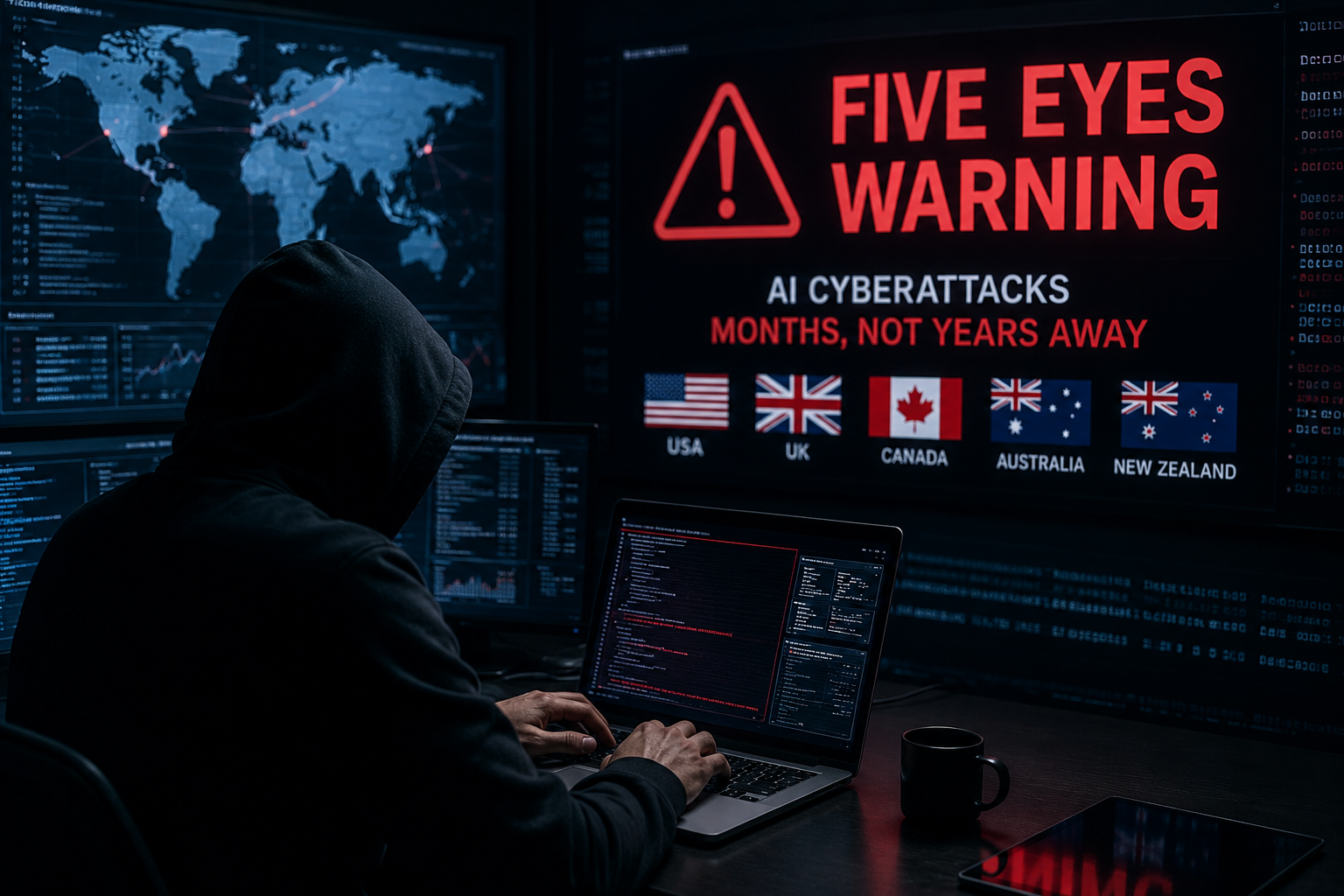 Five Eyes Warning: AI Cyberattacks Months, Not Years Away