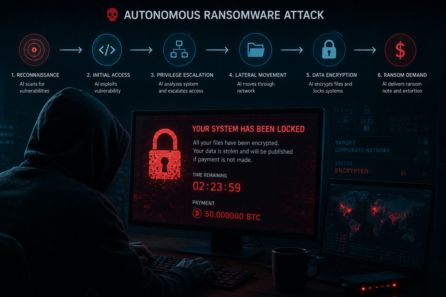 First Fully Autonomous Ransomware Attack Documented in the Wild