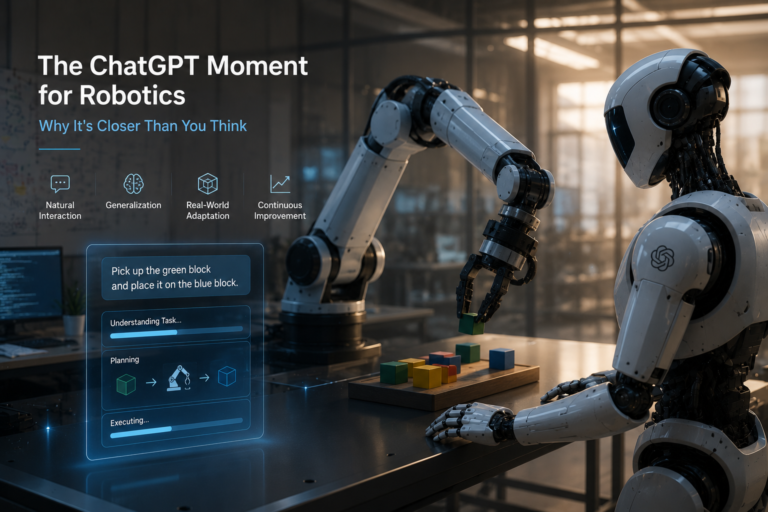 The ChatGPT Moment for Robotics: Why It’s Closer Than You Think