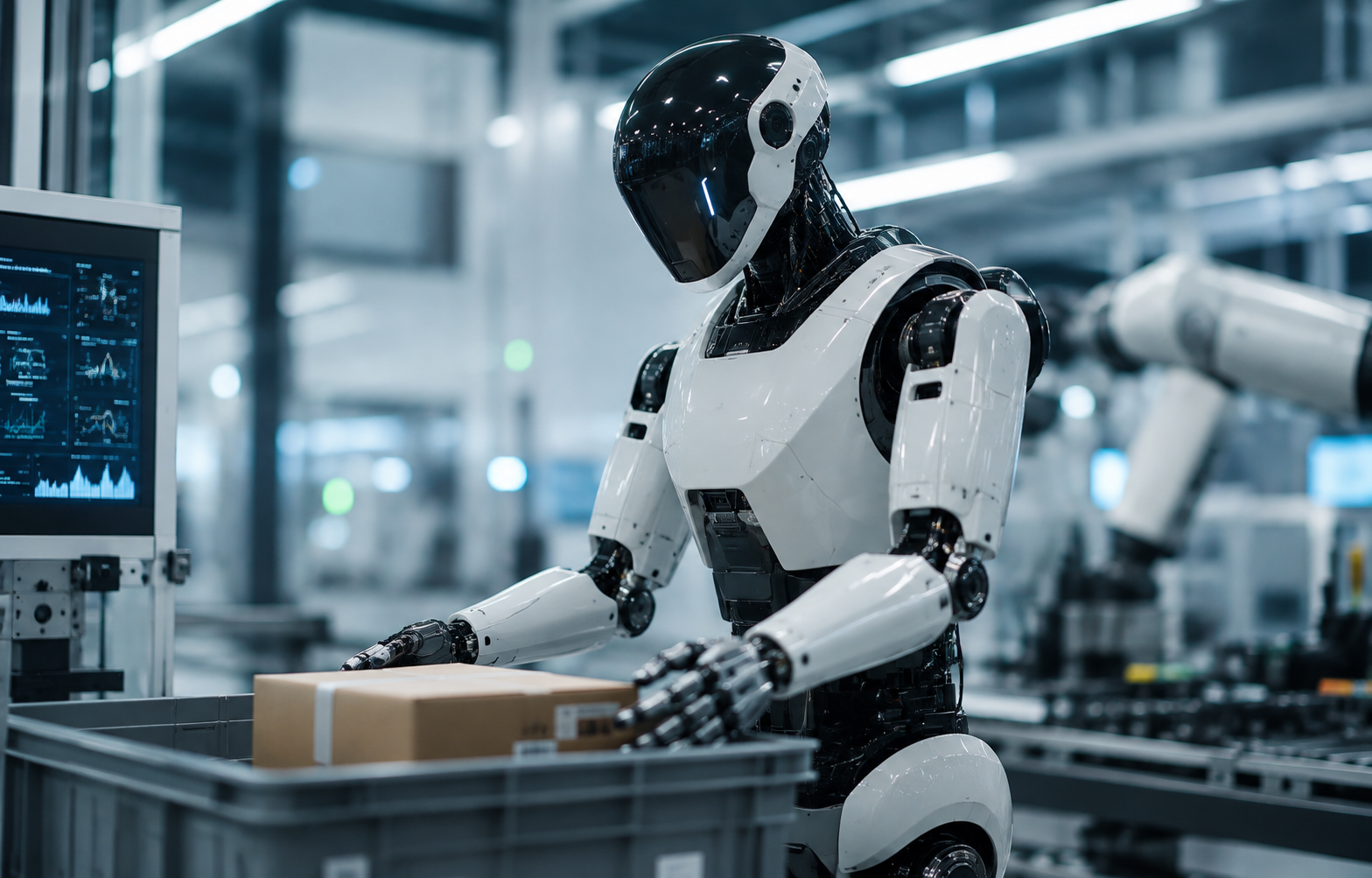 Humanoid robots in production